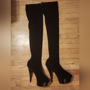 Pleaser thigh high boots